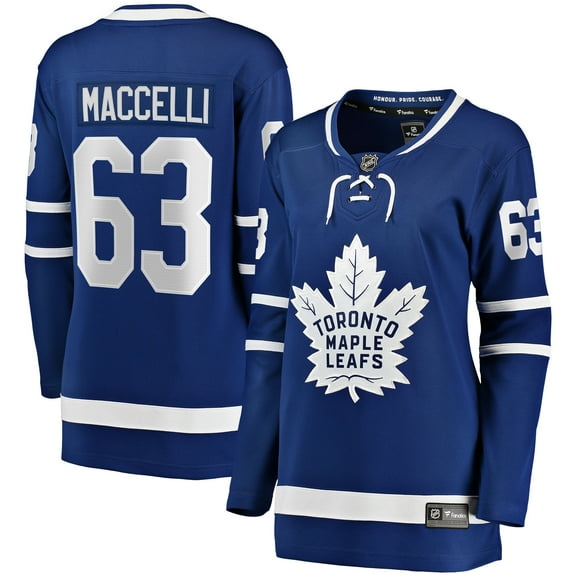 Women's Fanatics Matias Maccelli Blue Toronto Maple Leafs Home Breakaway Jersey