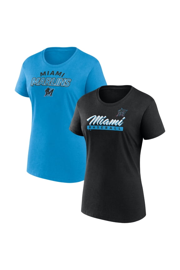 Women's Fanatics Miami Marlins Risk T-Shirt Combo Pack