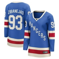 Women's Fanatics Mika Zibanejad Blue New York Rangers Centennial Breakaway Jersey