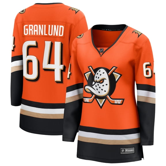 Women's Fanatics Mikael Granlund Orange Anaheim Ducks Home Breakaway Jersey