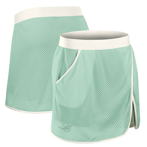 Women's Fanatics Mint Miami Dolphins Studio Wellness Skort