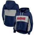thumbnail image 1 of Women's Fanatics Navy Cleveland Guardians Filled Stat Sheet Pullover Hoodie, 1 of 3