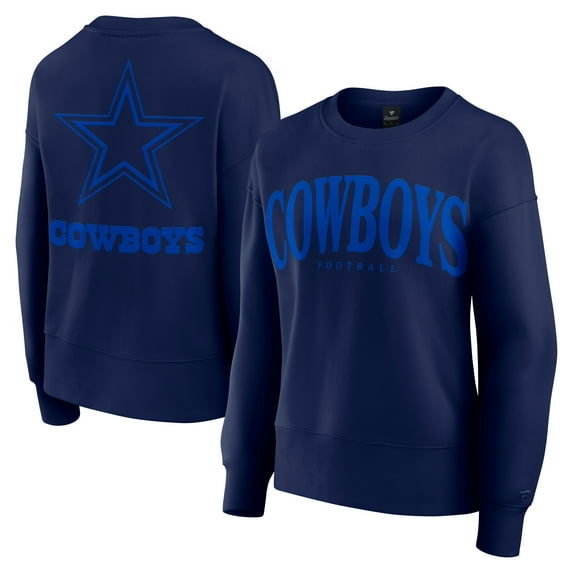 Women's Fanatics Navy Dallas Cowboys Elements Pullover Sweatshirt