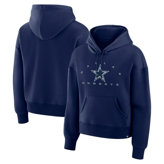 Women's Fanatics Navy Dallas Cowboys Eligible Receiver Legacy Pullover Hoodie