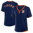 thumbnail image 1 of Women's Fanatics  Navy Detroit Tigers Cooperstown Collection League Diva V-Neck T-Shirt, 1 of 5