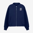 thumbnail image 1 of Women's Fanatics Navy Detroit Tigers Oversized Rage Against Full-Zip Jacket, 1 of 5
