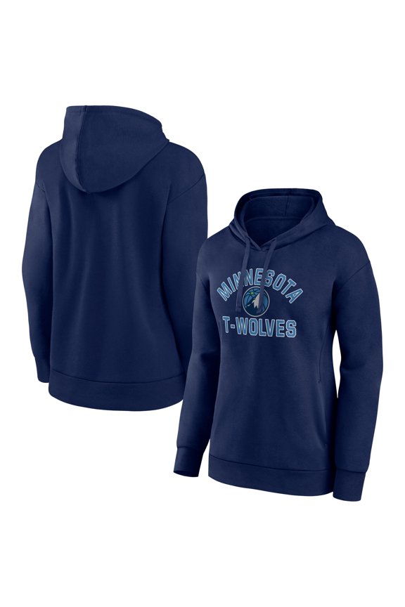 Women's Navy Minnesota Timberwolves Team Overtime Pullover Hoodie