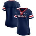 thumbnail image 1 of Women's Fanatics Navy New England Patriots Original State Lace-Up T-Shirt, 1 of 3