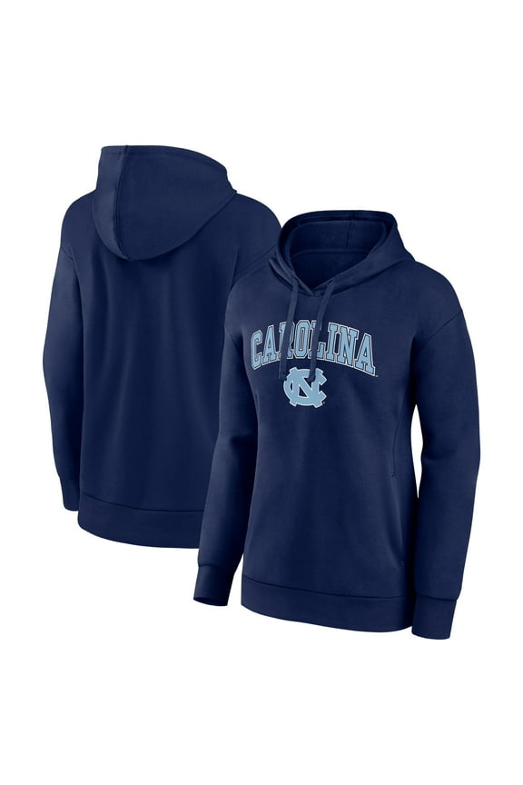 Women's Fanatics Navy North Carolina Tar Heels Campus Pullover Hoodie