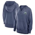 thumbnail image 1 of Women's Fanatics  Navy Notre Dame Fighting Irish Initiative Snow Wash French Terry V-Neck Pullover Hoodie, 1 of 3