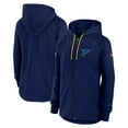 thumbnail image 1 of Women's Fanatics  Navy St. Louis Blues Authentic Pro Rink Fleece Full-Zip Jacket, 1 of 3