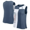 thumbnail image 1 of Women's Fanatics Navy/White Detroit Tigers Color-Block Tank Top, 1 of 3