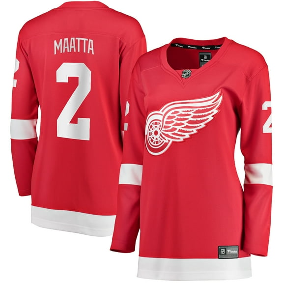 Women's Fanatics Olli Maatta Red Detroit Red Wings Home Breakaway Player Jersey
