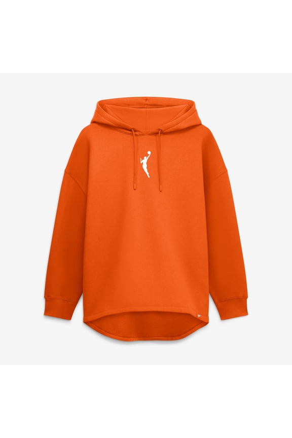 Women's Fanatics Orange WNBA Oversized Tunic Fleece Hoodie