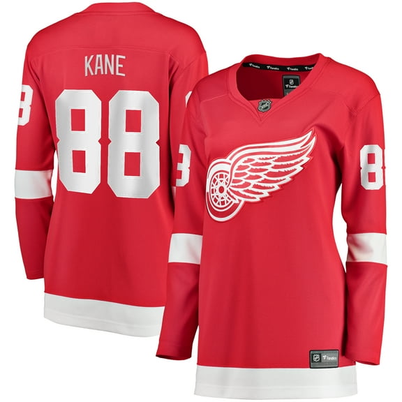 Women's Fanatics Patrick Kane Red Detroit Red Wings Home Breakaway Player Jersey