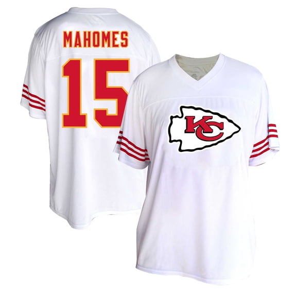 Women's Fanatics Patrick Mahomes White Kansas City Chiefs Plus Size Fashion Jersey
