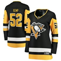 Women's Fanatics Philip Kemp Black Pittsburgh Penguins Home Breakaway Jersey
