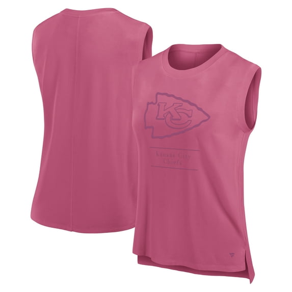 Women's Fanatics Pink Kansas City Chiefs Studio Embrace Tank Top
