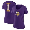 thumbnail image 1 of Women's Fanatics Purple Minnesota Vikings Mother's Day V-Neck T-Shirt, 1 of 3