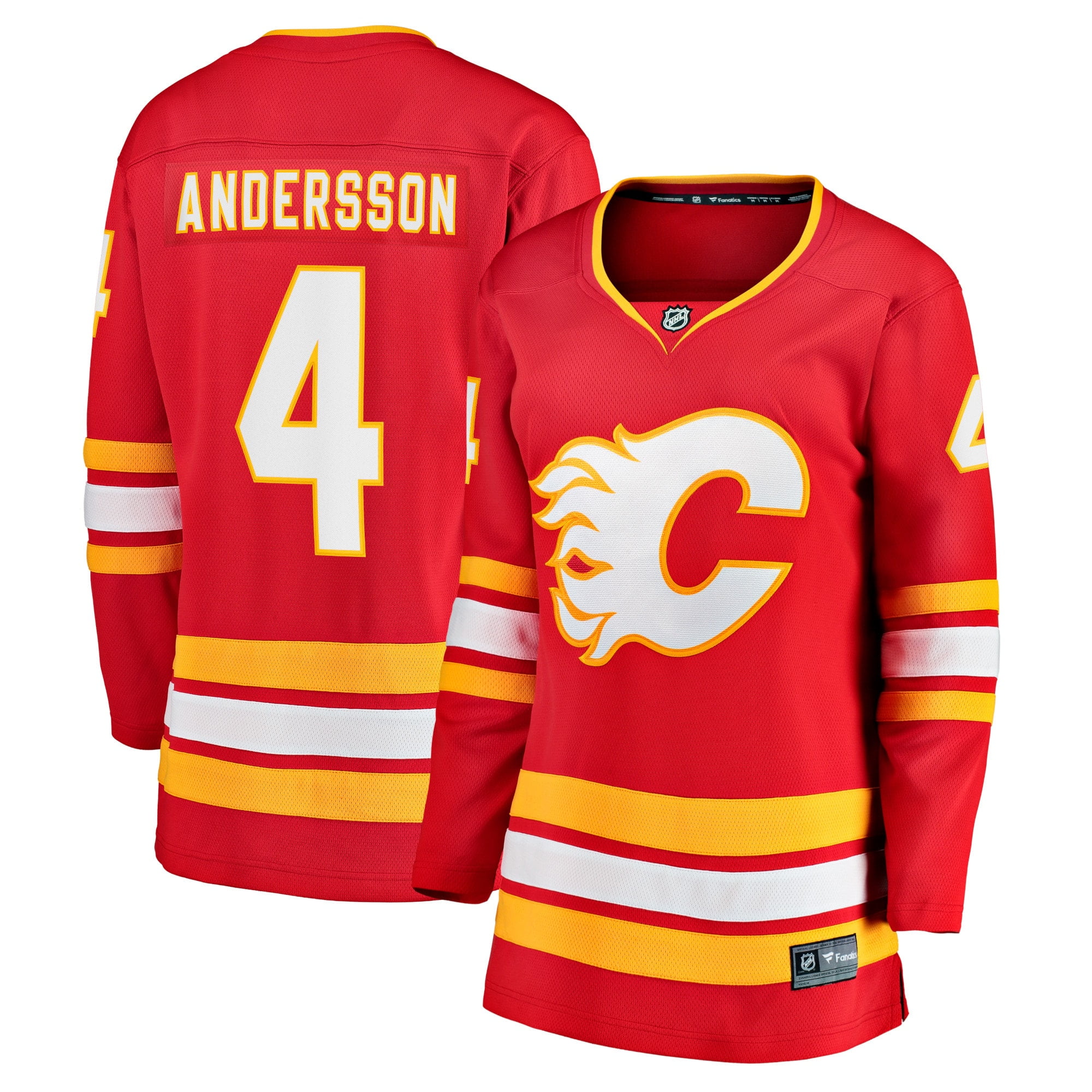Women's Fanatics Rasmus Andersson Red Calgary Flames Home Team