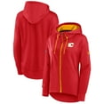thumbnail image 1 of Women's Fanatics Red Calgary Flames Authentic Pro Rink Full-Zip Hoodie, 1 of 3
