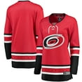 thumbnail image 1 of Women's Fanatics Red Carolina Hurricanes Alternate Breakaway Jersey, 1 of 3