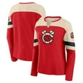 thumbnail image 1 of Women's Fanatics  Red Chicago Blackhawks 2025 NHL Winter Classic Frozen Long Sleeve Notch Neck T-Shirt, 1 of 3