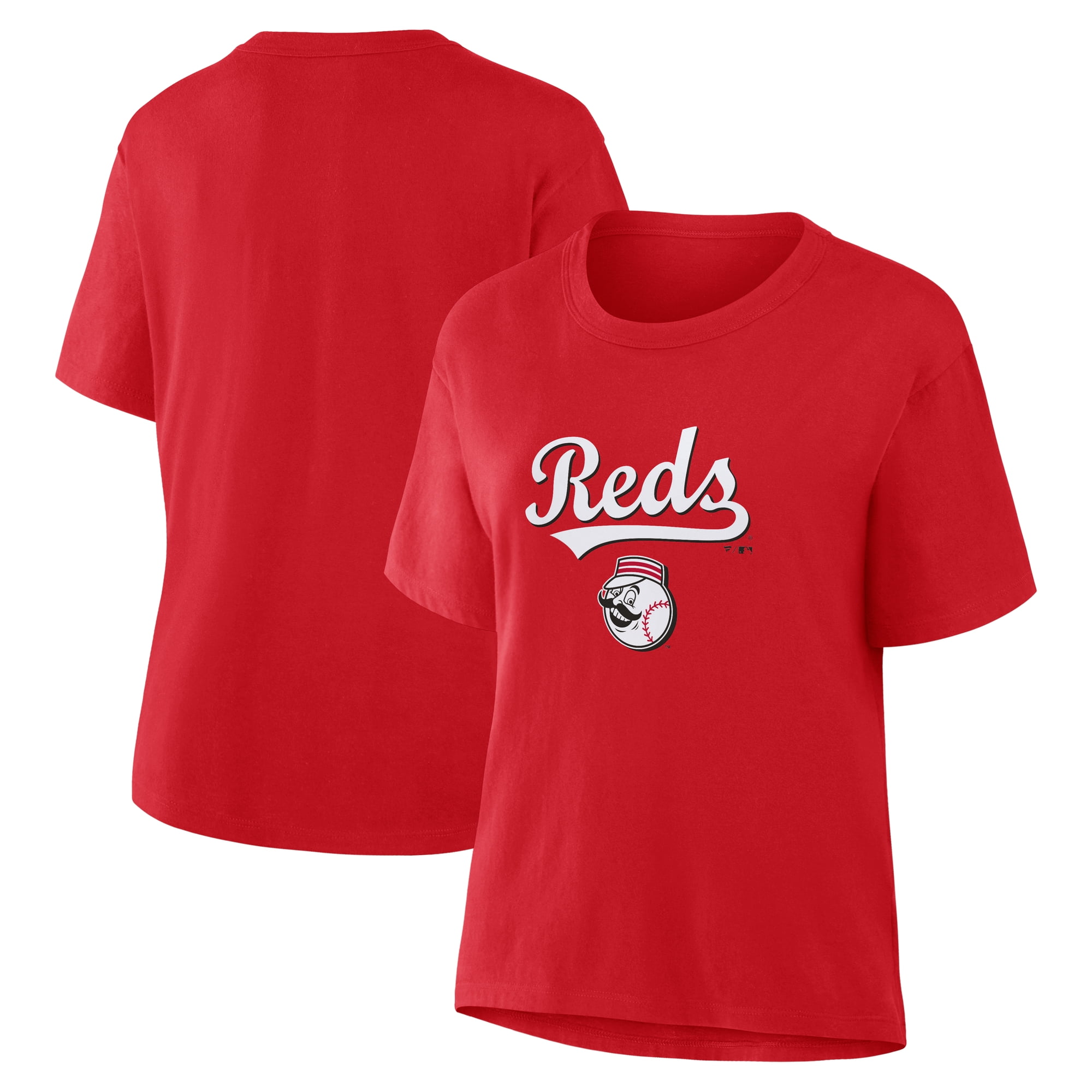 Women's Fanatics Red Cincinnati Reds Lockup Legacy T-Shirt - Walmart.com