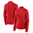 thumbnail image 1 of Women's Fanatics  Red Kansas City Chiefs Elements Quarter-Zip Jacket, 1 of 5