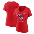 thumbnail image 1 of Women's Fanatics Red Team USA Alpine Skiing V-Neck T-Shirt, 1 of 3