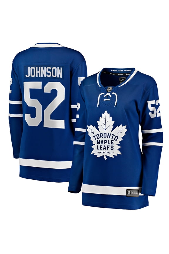 Women's Fanatics Reese Johnson Blue Toronto Maple Leafs Home Breakaway Player Jersey