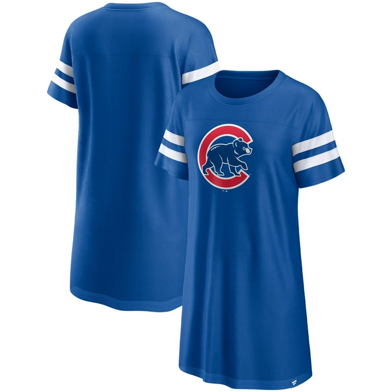 Women's Fanatics Royal Chicago Cubs Iconic Mesh Dress - Walmart.com