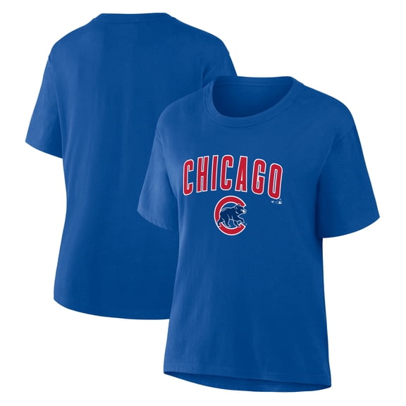 Women's Fanatics Royal Chicago Cubs Lockup Legacy T-Shirt