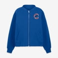 thumbnail image 1 of Women's Fanatics Royal Chicago Cubs Oversized Rage Against Full-Zip Jacket, 1 of 5