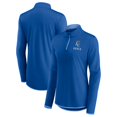 thumbnail image 1 of Women's Fanatics Royal Kansas City Royals Worth The Drive Quarter-Zip Jacket, 1 of 3