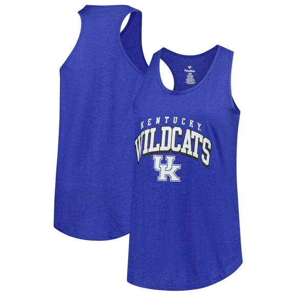 Women's Fanatics Royal Kentucky Wildcats Plus Size Arch Tank Top
