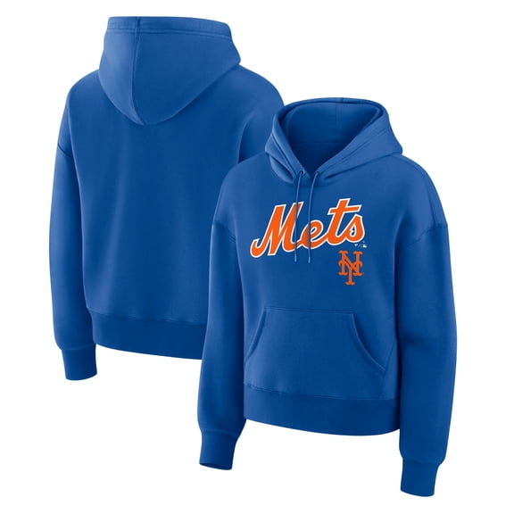 Women's Fanatics Royal New York Mets Lockup Legacy Fleece Hoodie