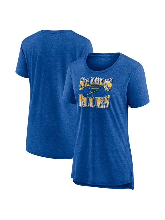 Women's Fanatics Royal St. Louis Blues Hit the Ice Tri-Blend T-Shirt