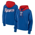 thumbnail image 1 of Women's Fanatics Royal Texas Rangers Oversized Legacy Favorite Spectator Pullover Hoodie, 1 of 5