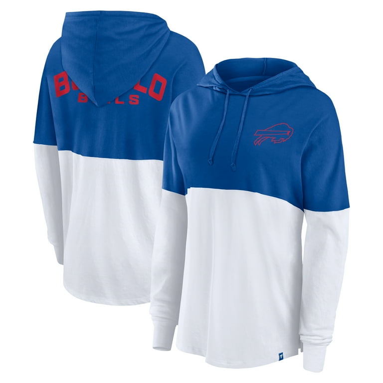 Hoodie Ladies Buffalo Bills Shirts Women's Fanatics Royal/White