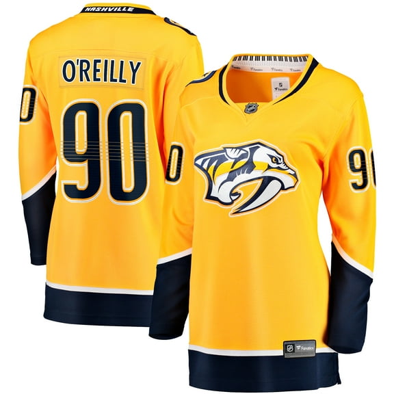Women's Fanatics Ryan O'Reilly Gold Nashville Predators Breakaway Jersey