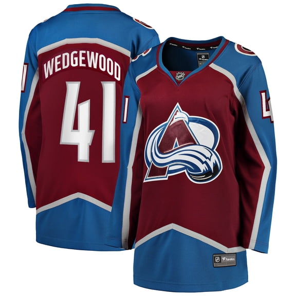 Women's Fanatics Scott Wedgewood Burgundy Colorado Avalanche Home Breakaway Jersey