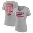 thumbnail image 1 of Women's Fanatics  Steel Florida Panthers 2024 Stanley Cup Final Roster V-Neck T-Shirt, 1 of 3