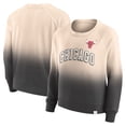 thumbnail image 1 of Women's Fanatics Tan/Black Chicago Bulls Lounge Arch Raglan Pullover Sweatshirt, 1 of 3