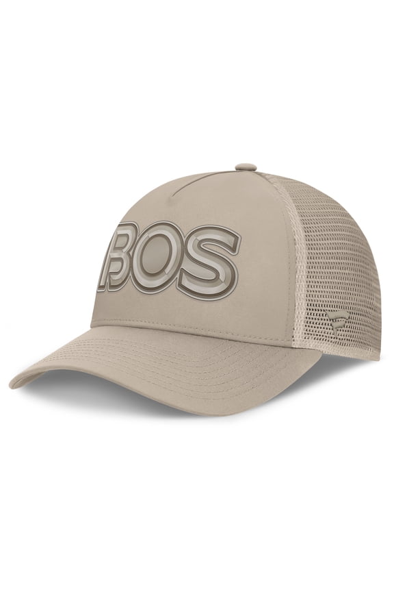 Women's Fanatics Tan Boston Bruins Authentic Pro Road Trucker Adjustable Hat