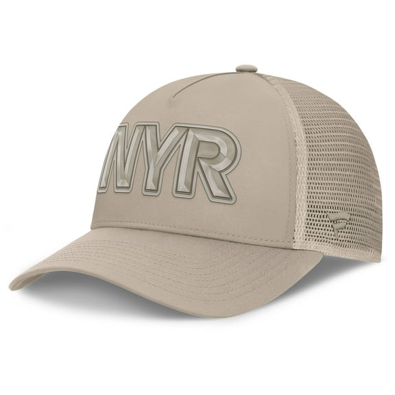 Women's Fanatics Tan New York Rangers Authentic Pro Road Trucker Adjustable Hat