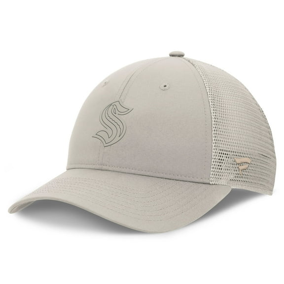 Women's Fanatics Tan Seattle Kraken Authentic Pro Road Trucker Adjustable Hat
