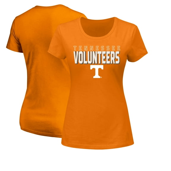 Women's Fanatics Tennessee Orange Tennessee Volunteers Plus Size Lean Scoop Neck T-Shirt
