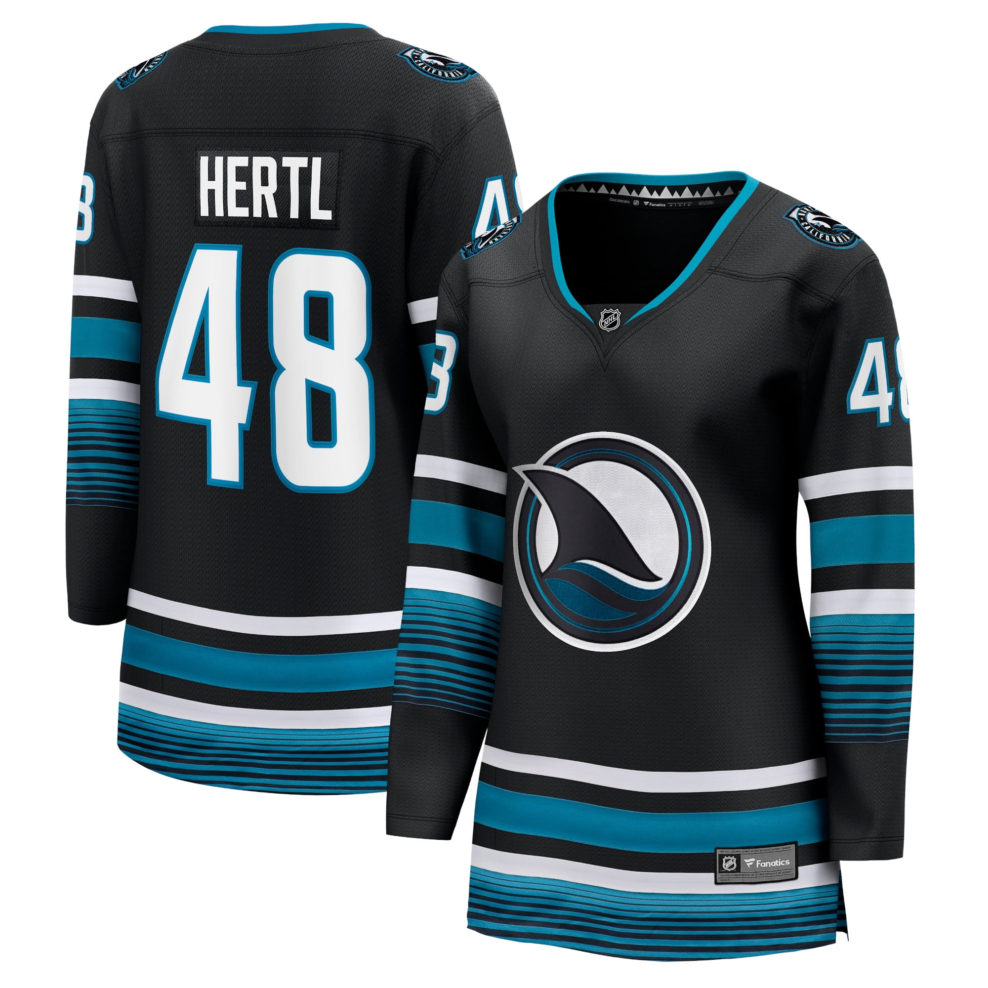 Women's Fanatics Black San Jose Sharks Alternate Premier Breakaway