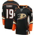 thumbnail image 1 of Women's Fanatics Troy Terry Black Anaheim Ducks Home Team Breakaway Player Jersey, 1 of 3